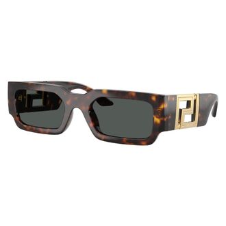 Versace Sunglasses, unisex, Brown, Size: 54 MM Rectangle Sunglasses