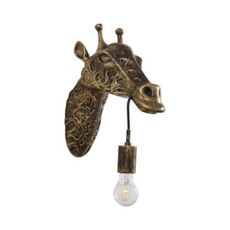 Lindby L&aacute;mpara de pared de Metal Dorado