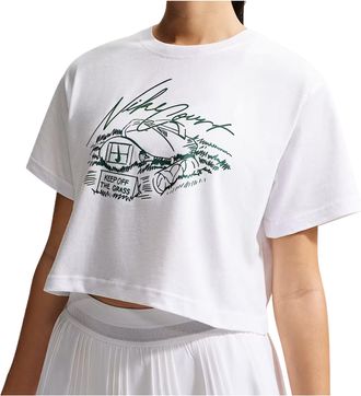 Nike (WMNS) Nike Cropped T-Shirt White IM0310-100
