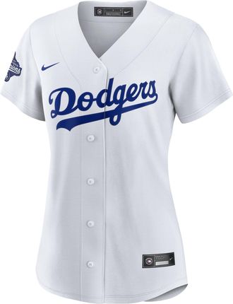 Nike Shohei Ohtani Los Angeles Dodgers 2025 World Series Champions Nike Womens MLB Replica Jersey in White | T773LDWH6LD-1WG