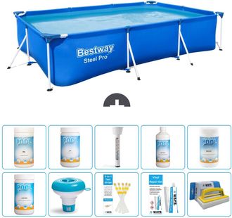 Bestway Piscina Bestway Steel Pro Rectangular - 300x201x66 Cm - 7-piezas S43350