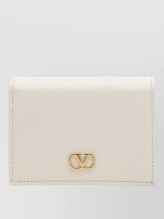 Valentino vlogo signature leather wallet bi fold