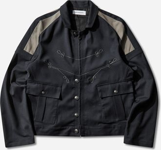 Kiko Kostadinov Men s Fitz Military Blazer Dark Navy / Slate Grey