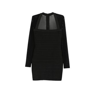 H&eacute;rve L&eacute;ger Vestido de Banda - Dresses - Mujer - Negro - M