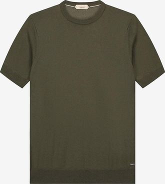 Aur&eacute;lien Kurz&auml;rmeliges T-Shirt aus Cashwool-Wolle