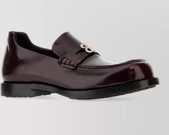 Balenciaga leather monk shoes