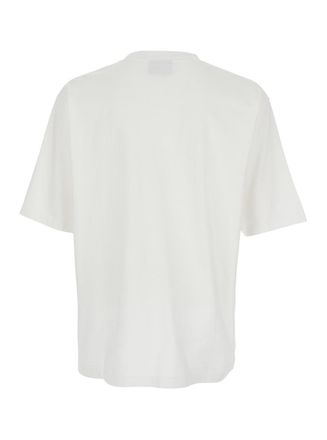 Dsquared2 Mens T-Shirt Logo Print White Cotton T-Shirts And Polos