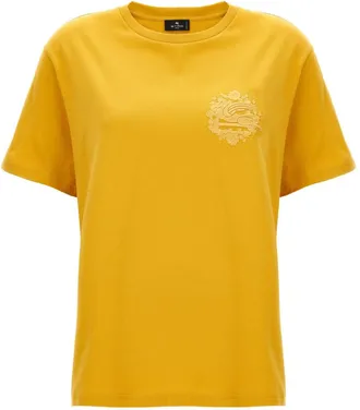Etro Mustard Logo T-shirt