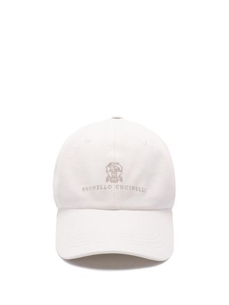 Brunello Cucinelli Baseball Cap With Embroidery