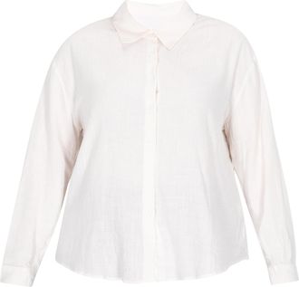 Risa Grote maat blouse vrouwen wit