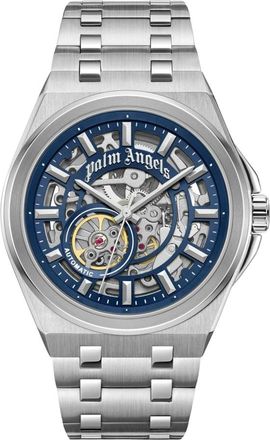 Palm Angels Pmwgl0000502 Automatisch Horloge - Heren - Accessoires - Grijs - Maat: ONE Size