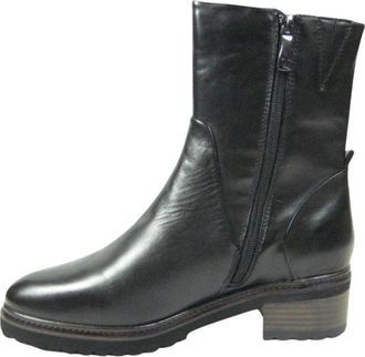 Everybody By B.Z Moda Gema Enkellaars - Dames - Schoenen - Zwart - Maat: 37 EU Leer