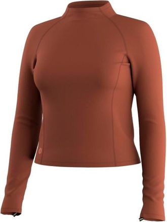 Smartwool Active Merino Movement Mock Neck Merinolongsleeve f&uuml;r Damen | braun
