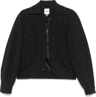 Ader Error jacquard jacket - men - Polyester/Polyester/Elastane/Rayon - L - Black