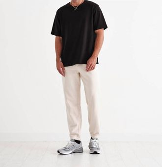 Wax London Eno Jogger Pants In Ecru