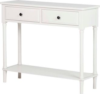 Adda Home Consola blanco de madera 90x30x75cm