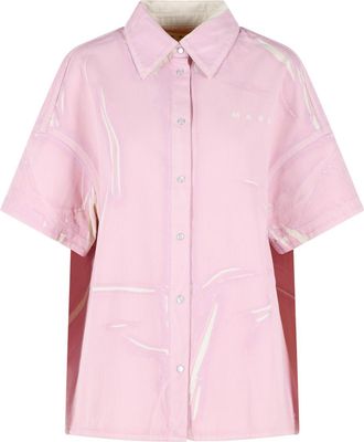 Marni Camicia Marni in cotone rosa