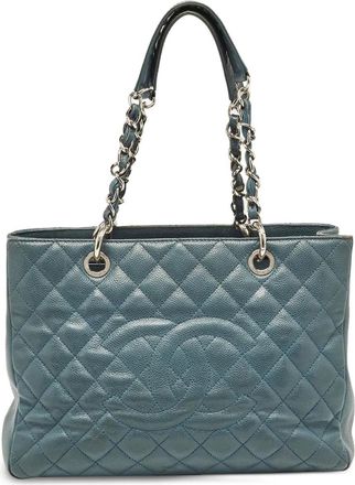 Chanel Borsa tote Grand Shopping - Blu