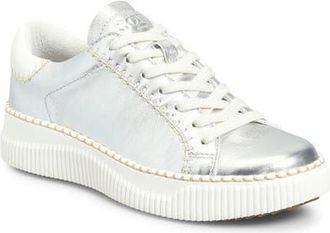 Söfft Frazier Sneaker in Silver/True White at Nordstrom, Size 8.5