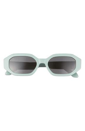 DIFF Eyewear Allegra 53mm Polarized Rectangle Sunglasses in Grey at Nordstrom Rack