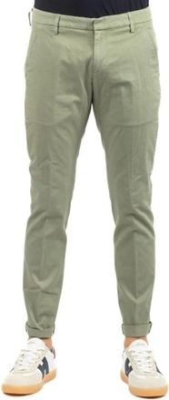 Dondup Broeken, Heren, Groen, W30, Chino Broek