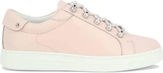Jimmy Choo London Antibes Pearl-Embellished Sneakers, Brand Size 36.5 ( US Size 6.5 )