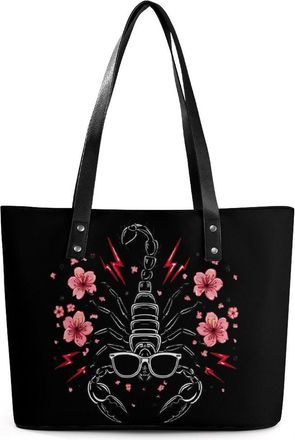 Generic Scorpions Print Tote Bags for Women Cute Shoulder Purses Handbags