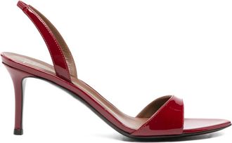 Giuseppe Zanotti 90 mm slingback sandalen met hak - Rood