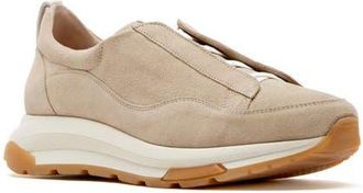 La Canadienne City Dry Waterproof Slip-On Sneaker in Champagne Suede at Nordstrom, Size 9.5