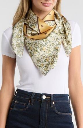Steve Madden Ditsy Floral Scarf in Yellow at Nordstrom Rack