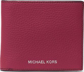 Michael Kors Hudson Pebbled Leather Billfold Wallet
