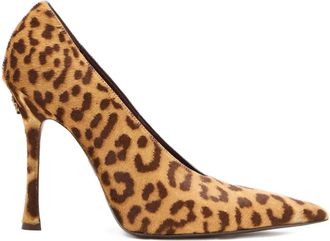 Roberto Cavalli Pumps met luipaardprint - Bruin