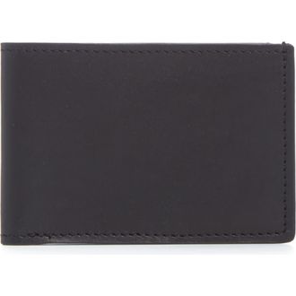 Korchmar George Slim Leather Billfold in Black at Nordstrom
