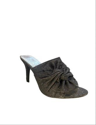 Ninety Union Womens Bow Open Toe Heel In Black