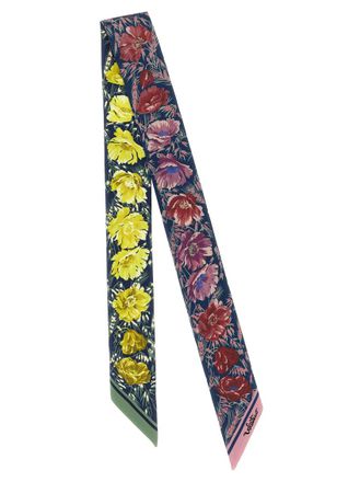 Valentino Garavani Multicolor Floral Bandana Scarf