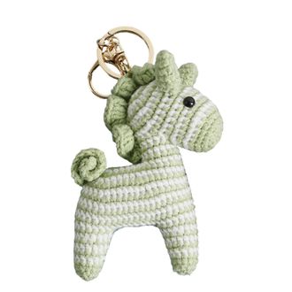 Generic Horse Charm - Purse Charm - Decorative Fashionable Pony Pendant, Crochet Backpack Decoration, Jewelry Collection, Outdoor Gear, Green, Refer to descri