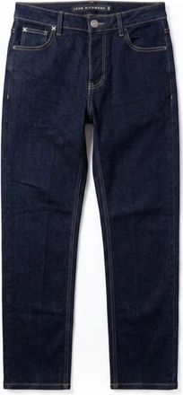 John Richmond Jeans Slim Tapered Dark Denim - Heren - Regular Fit Jeans - Blauw - W38 - Denim - Jeans