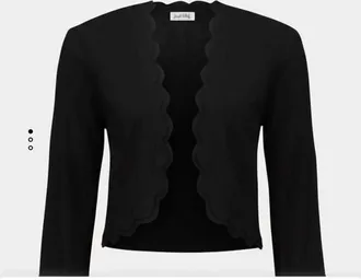 Joseph Ribkoff Womens Fitted Bolero Cardigan In Black