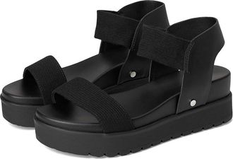 Mia Junia Womens Wedge Shoes Black : 8.5 M, Faux Leather
