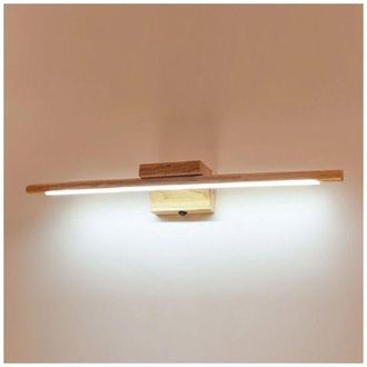 OEM Lampada Da Specchio Per Bagno In Legno Con Interruttore Lampada Da Parete Moderna A Led Per Interni Ip44 Lampada Da Tavolo Impermeabile Per Specchio D