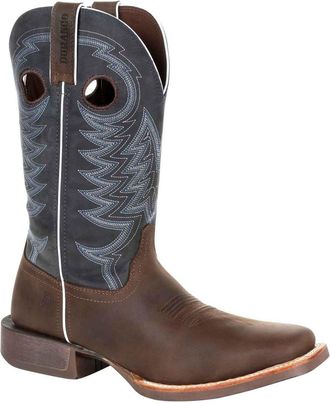 Durango Rebel Pro Leren Heren Boots Belgisch Bruin/Denim Blauw