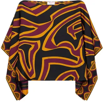 Pucci Labirinto Print Silk Blouse