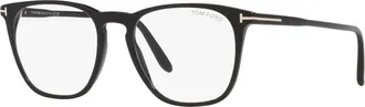 Tom Ford 52mm Round optical glasses in Black at Nordstrom