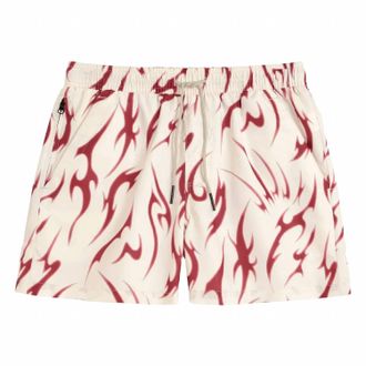 OAS Mens Tribalo Swim Shorts In Red