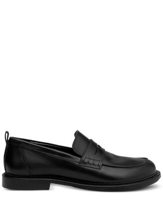Ami Anatomical Toe leather derbies - men - Leather/Leather/Calf Leather - 43 - Black