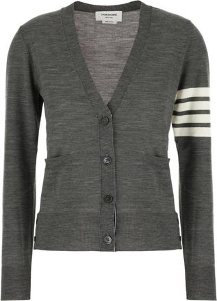 Thom Browne Stylish Knitwear Collection - female - Thom Browne - Cardigans - Gray - M - Knitwear