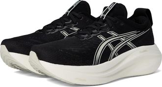 Asics GEL-Nimbus 27 Mens Running Shoes Black/Lake Grey : 10.5 4E - Extra Wide, Textile