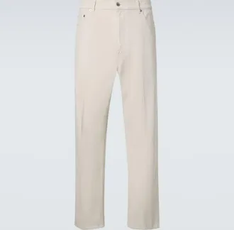 Dunhill Cotton straight pants