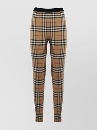Burberry vintage check printed leggings