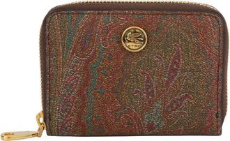 Etro Accessoires, Dames, Veelkleurig, ONE Size, Katoen, Portemonnee Arnica 11x 8